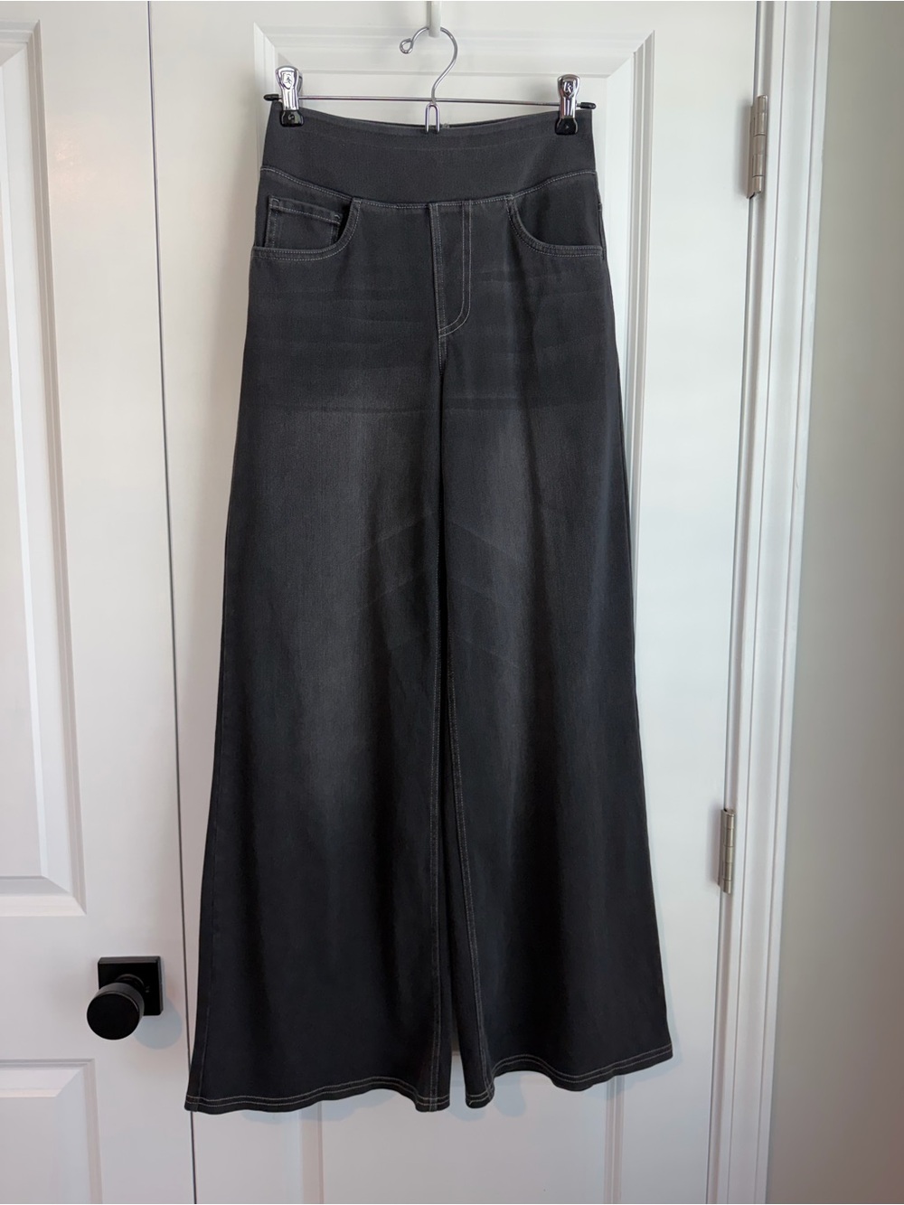 Halara Women’s Flex Denim High Waist Wide Leg Carbon Paint Denim Size XS